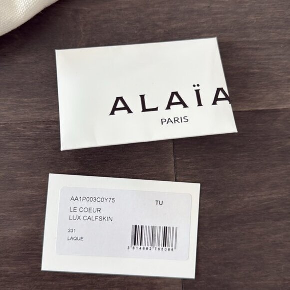 Alaia red Heart-Shaped Crossbody Bag - Picture 5 of 7